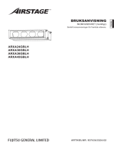 Fujitsu ARXA30GBLH Bruksanvisningar