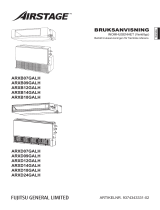 Fujitsu ARXB09GALH Bruksanvisningar