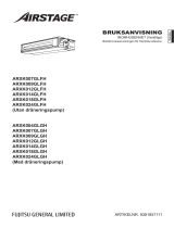 Fujitsu ARXK012GLGH Bruksanvisningar