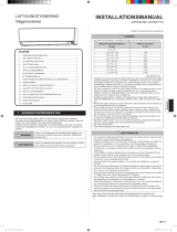 Fujitsu ASYG09KHCA Installationsguide