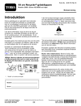 Toro 55cm Recycler Lawn Mower Användarmanual