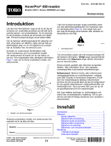 Toro HoverPro 450 Machine Användarmanual