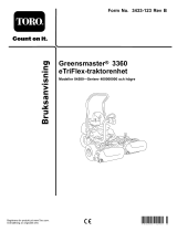 Toro Greensmaster 3360 eTriFlex Traction Unit Användarmanual