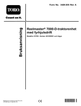 Toro Reelmaster 7000-D 4-Wheel Drive Traction Unit Användarmanual