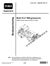 Toro Multi Pro WM Turf Sprayer Användarmanual