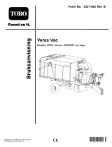 Toro Versa Vac Användarmanual