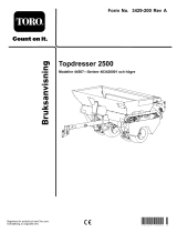 Toro Topdresser 2500 Användarmanual