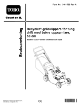 Toro 53cm Heavy-Duty Recycler/Rear Bagger Lawn Mower Användarmanual