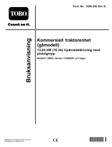 Toro Commercial Walk-Behind Traction Unit, 18HP Pistol-Grip Hydro Drive Användarmanual