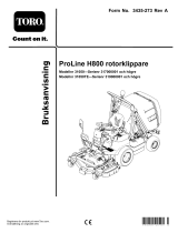 Toro ProLine H800 Rotary Mower Användarmanual