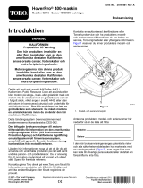 Toro HoverPro 400 Machine Användarmanual