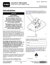 Toro HoverPro 400 Machine Användarmanual