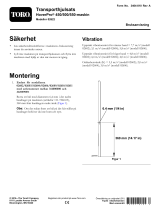 Toro Transport Wheel Kit, HoverPro 450/500/550 Machine Användarmanual