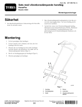 Toro Anti-Vibration Handlebar Kit, HoverPro Machine Installationsguide