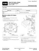 Toro Rear Discharge Kit, DH 140 Lawn Tractor Installationsguide