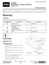 Toro Deluxe Seat Kit, Z Master 2000 Series Riding Mower Installationsguide