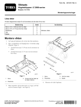 Toro Weight Kit, Z 2000 Series Riding Mower Installationsguide