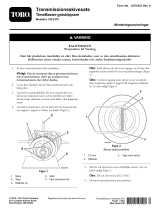 Toro Transmission Pulley Kit, TimeMaster Lawn Mower Installationsguide