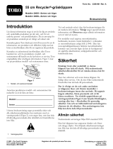 Toro 55cm Recycler Lawn Mower Användarmanual