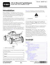 Toro 55cm Recycler Lawn Mower Användarmanual