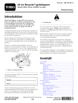 Toro 55cm Recycler Lawn Mower Användarmanual