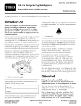 Toro 55cm Recycler Lawn Mower Användarmanual