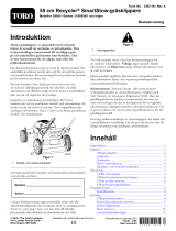 Toro 55cm Recycler SmartStow Lawn Mower Användarmanual