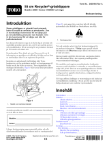 Toro 55cm Recycler Lawn Mower Användarmanual