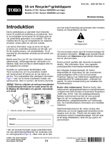 Toro 55cm Recycler Lawn Mower Användarmanual