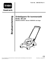 Toro Commercial 53cm Lawn Mower Användarmanual