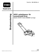 Toro HD53 Lawn Mower Användarmanual