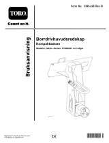 Toro Bore Drive Head Attachment, Compact Utility Loader Användarmanual