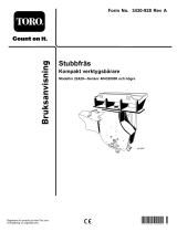 Toro Stump Grinder Attachment Användarmanual