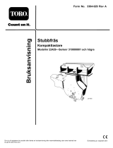 Toro Stump Grinder, Compact Utility Loaders Användarmanual