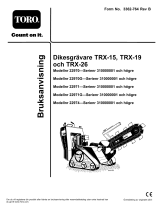Toro TRX-15 Trencher Användarmanual