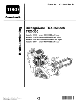 Toro TRX-300 Trencher Användarmanual