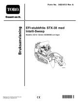 Toro STX-38 EFI Stump Grinder Användarmanual