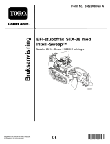 Toro STX-38 EFI Stump Grinder Användarmanual