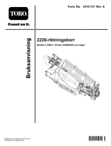 Toro 2226 Directional Drill Användarmanual