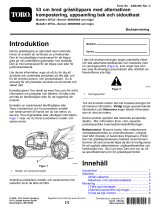 Toro 53cm Mulching/Rear Bagging/Side Discharging Lawn Mower Användarmanual