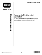 Toro Commercial Walk-Behind Traction Unit, 18HP Pistol-Grip Hydro Drive Användarmanual