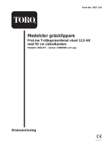 Toro Mid-Size ProLine T-Bar Gear, 12.5 HP Användarmanual