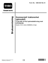 Toro Commercial Walk-Behind Traction Unit, 18HP Pistol-Grip Hydro Drive Användarmanual