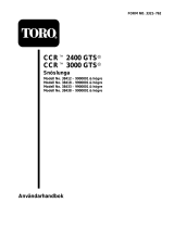 Toro CCR 3000 Snowthrower Användarmanual