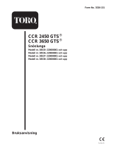 Toro CCR 2450 GTS Snowthrower Användarmanual