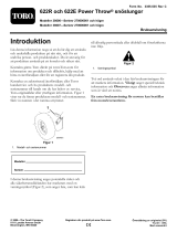 Toro 622E Power Throw Snowthrower Användarmanual