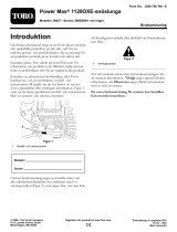 Toro Power Max 1128 OXE Snowthrower Användarmanual