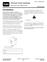 Toro 722 E Power Throw Snowthrower Användarmanual