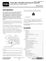 Toro Power Max Heavy Duty 1128 OXE Snowthrower Användarmanual