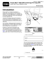 Toro Power Max Heavy Duty 1028 OXE Snowthrower Användarmanual